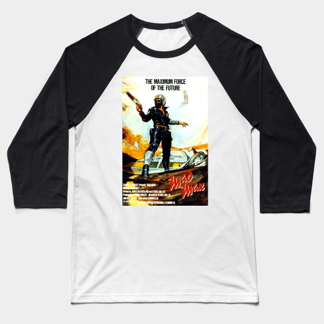 Classic Science Fiction Movie Poster - Mad Max Baseball T-Shirt by Starbase79